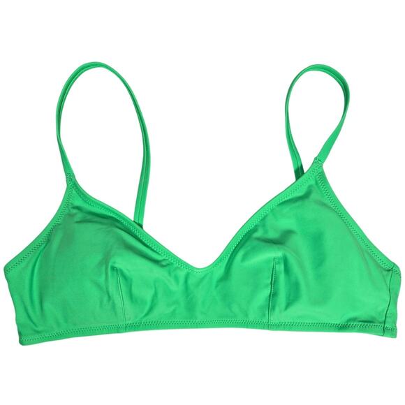 aerie Other - Aerie Scoop Bikini Top Green M NWT